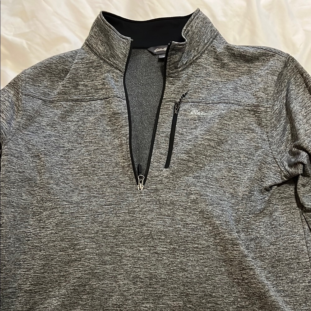 Cutter & Buck Gray Quarter-Zip Pullover